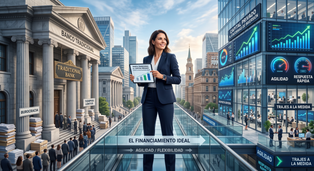 Banca tradicional vs. Capital Privado: El financiamiento ideal para tu empresa